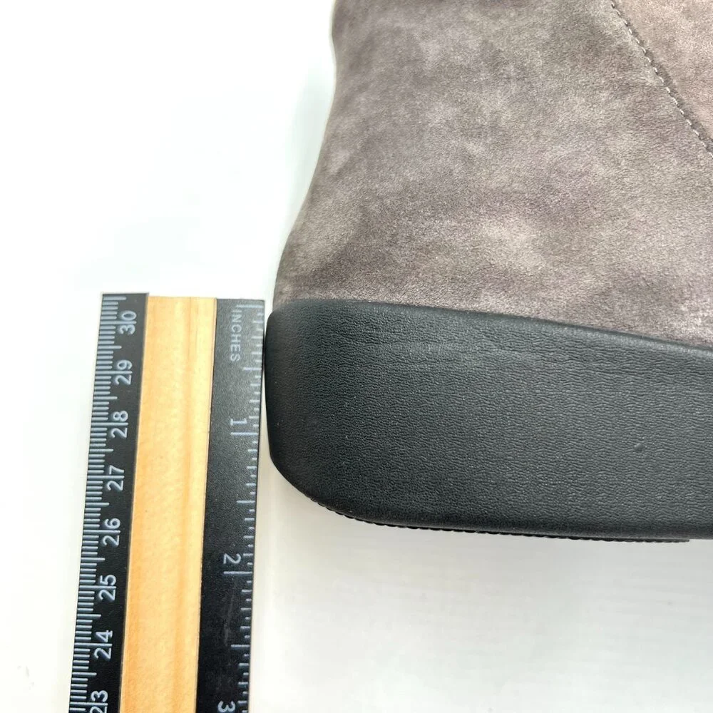 Fitflop Womens Size 5 Sumi Steel Grey‎ Suede Leather Ankle Boots Shoes